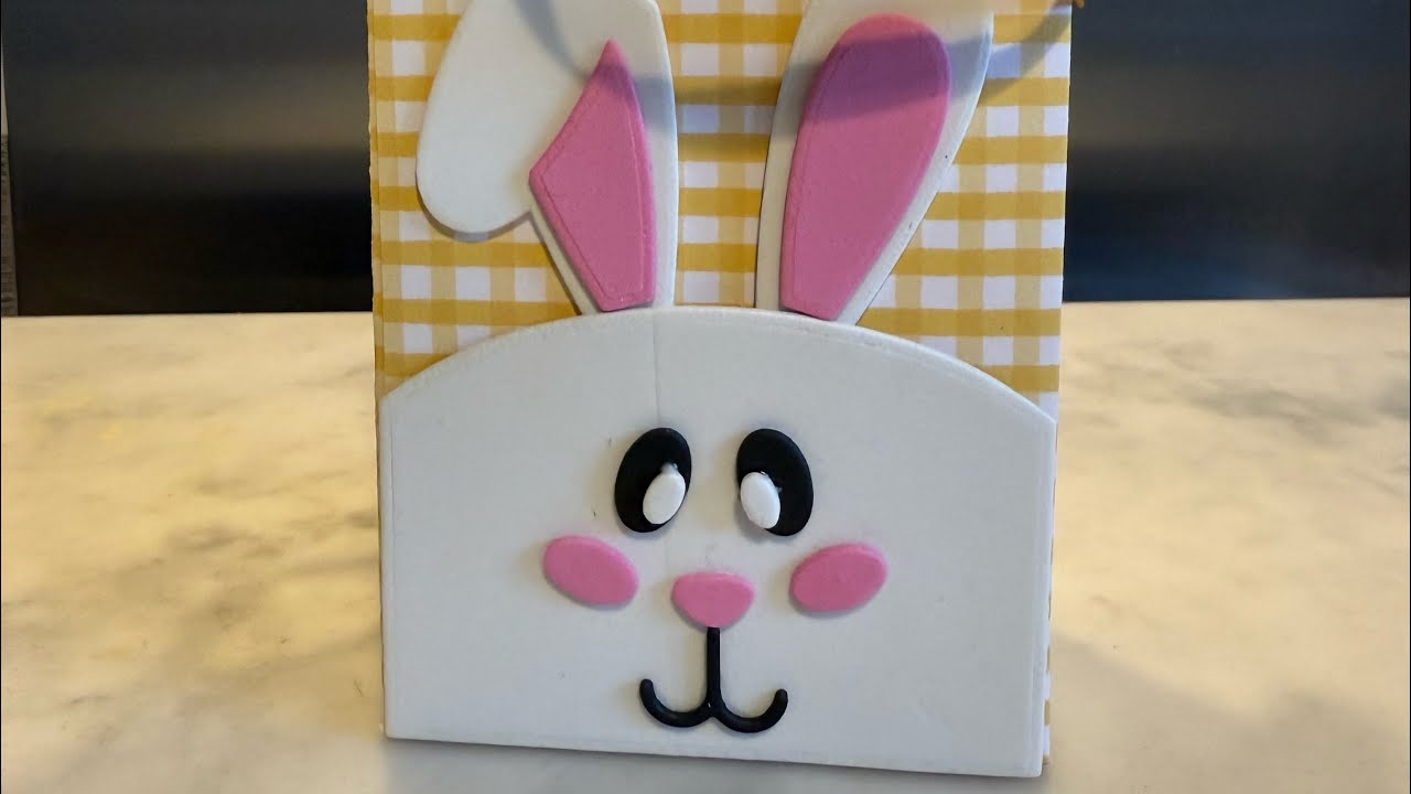 Easter treat bag with funky foam