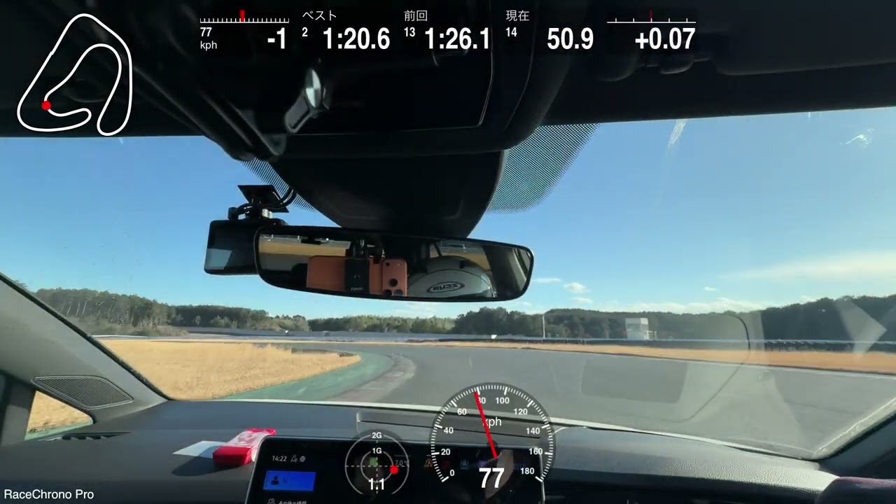GOLF R MK8.5 RE71RS 袖ヶ浦 1:19:41