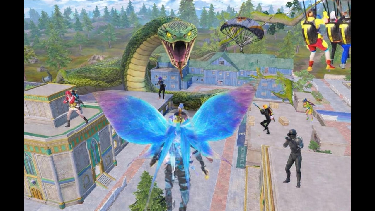 Monster Snake vs Everyone 🐍🔥 Pubg Mobile Livik