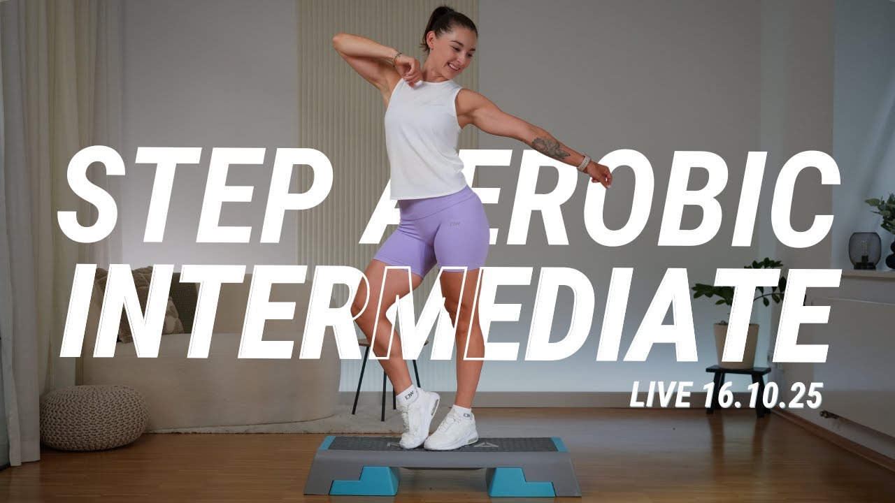Step Aerobic Choreo Intermediate  | Live Kurs vom 16.10.25 | Step Aerobic Class #stepaerobics