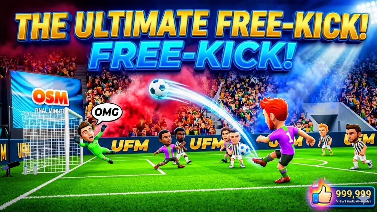 LONG DISTANCE FREE KICK | GOAL ON THE SCORE ! 🔥