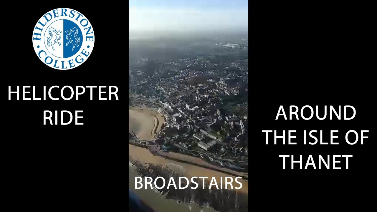 Helicopter ride around the Isle of Thanet