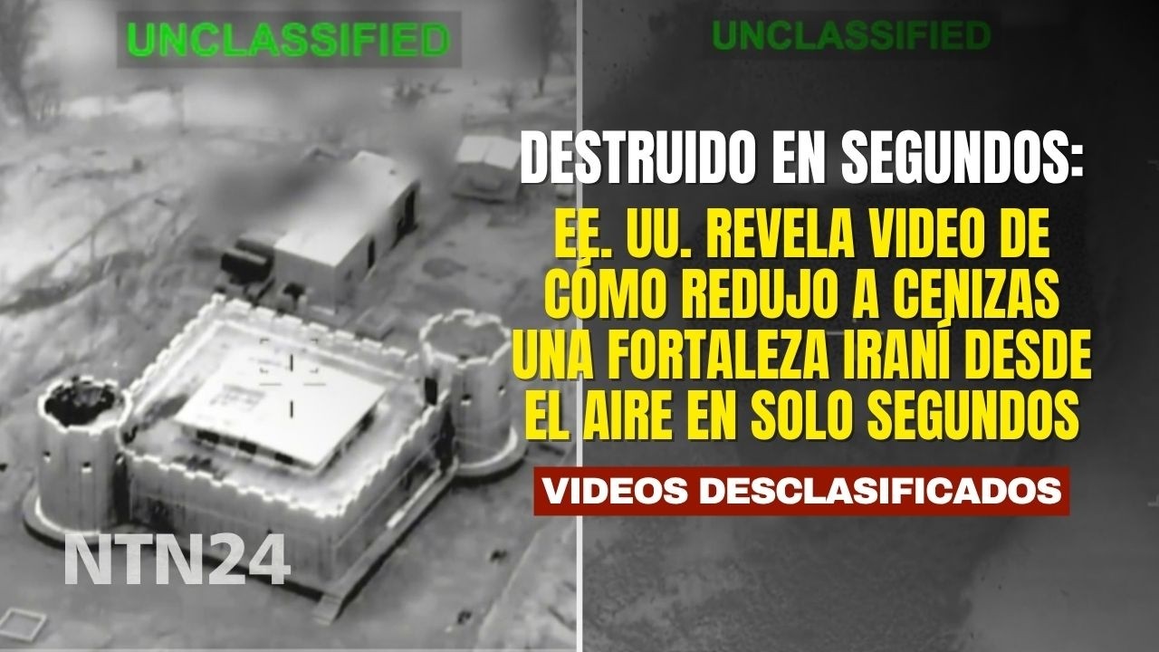 EE. UU. revela video de c&oacute;mo destruy&oacute; una fortaleza iran&iacute; en segundos desde el aire