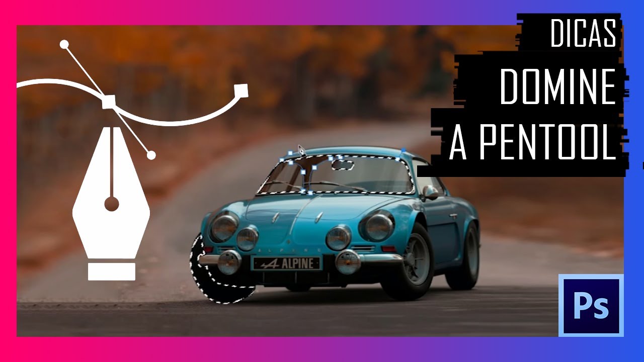 Ferramenta Caneta do Photoshop - Como usar a Pentool -  Guia e Prática