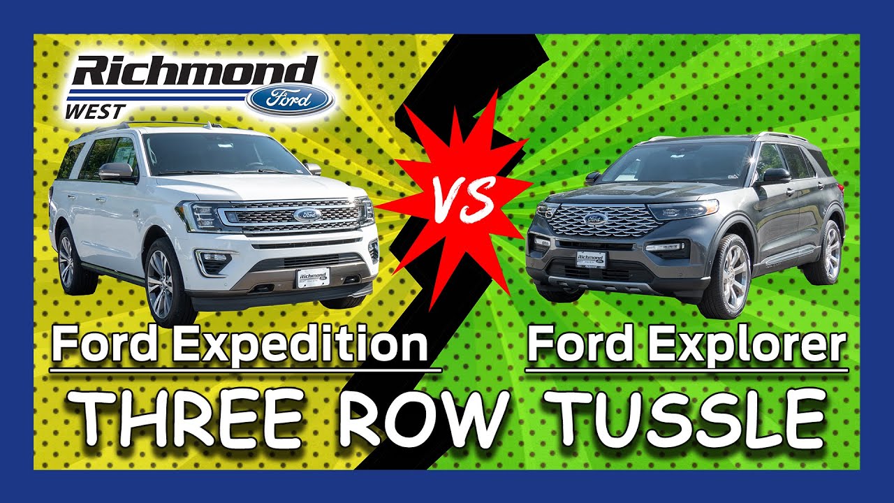 Ford Expedition VS Explorer: 3 Row Battle