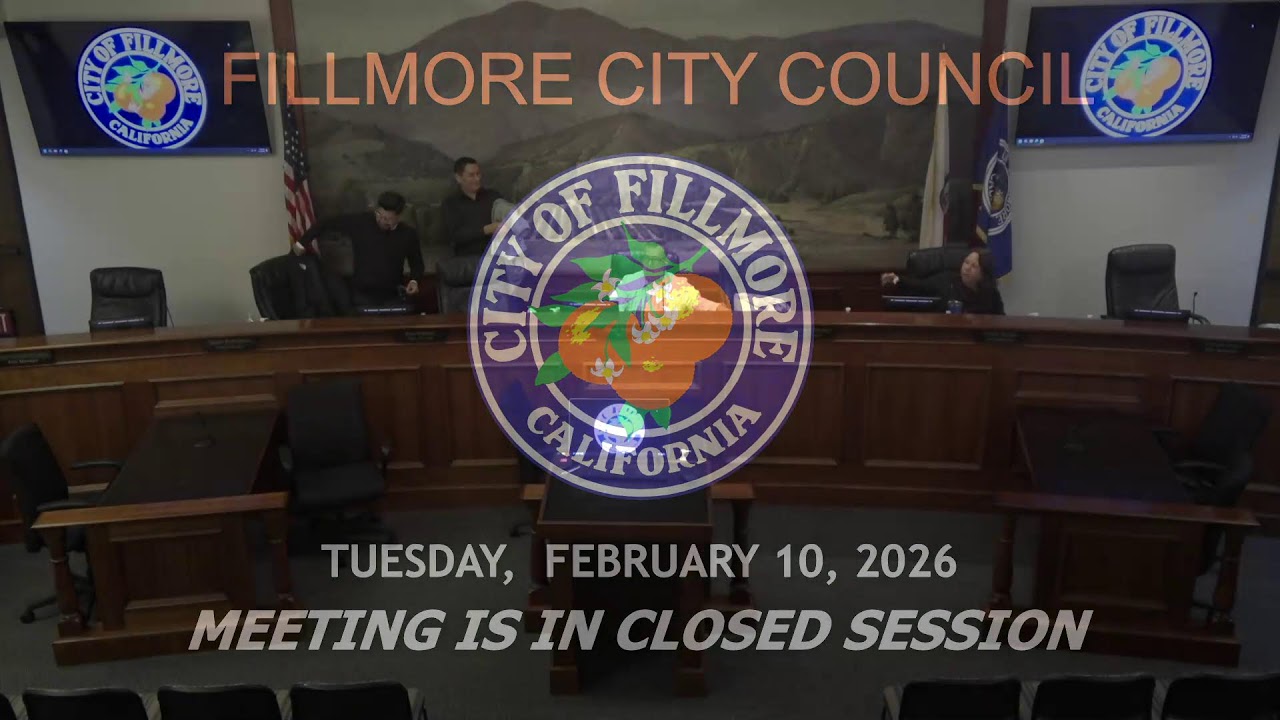 Fillmore City Council Meeting - February 10, 2026