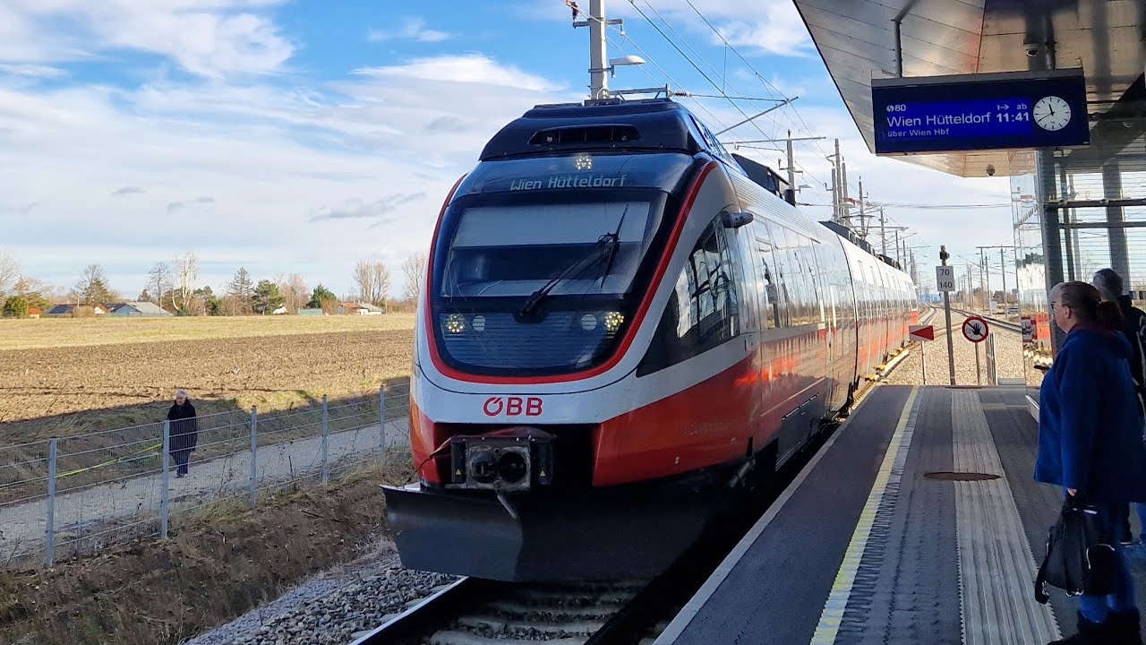 S-Bahn Wien | Mitfahrt in der kompletten S80 von Wien Aspern Nord bis Wien Hütteldorf in der BR 4024