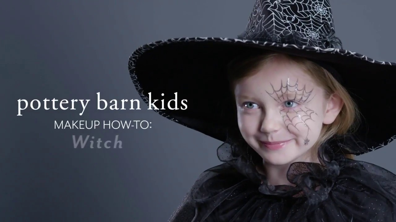 Fun Halloween Makeup Tutorial - Witch Costume for Pottery Barn Kids