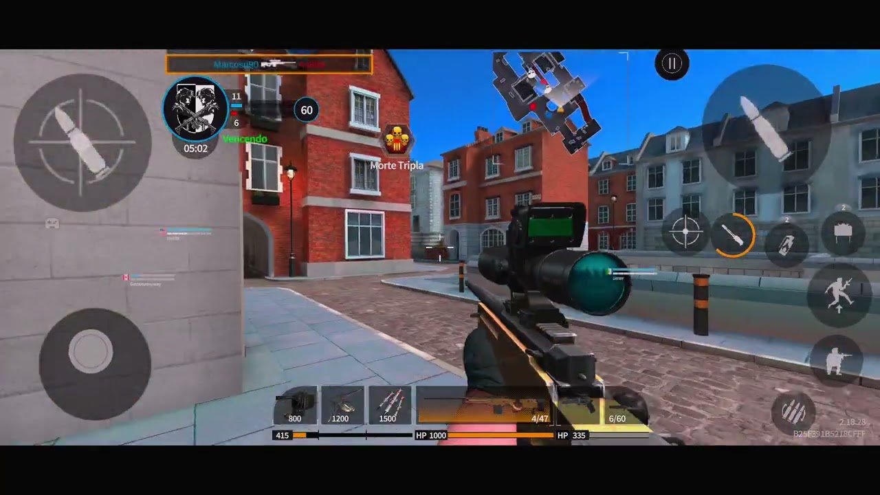 Jogando de sniper pela primeira vez  #hazmob 