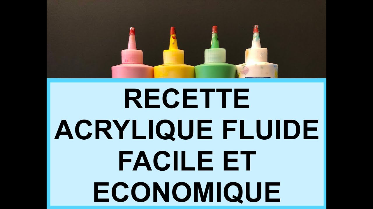 ACRYLIQUE FLUIDE POURING à partir de pigments ✨✨✨✨ ECONOMIQUE ET PRATIQUE ☀️🌅😉