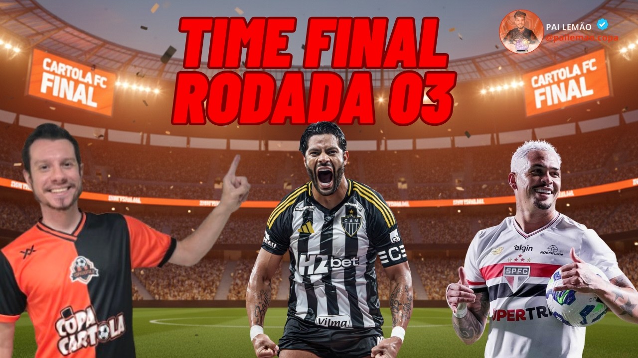 ESTAMOS PRONTOS | TIME DO CANAL RODADA 03 #CARTOLA