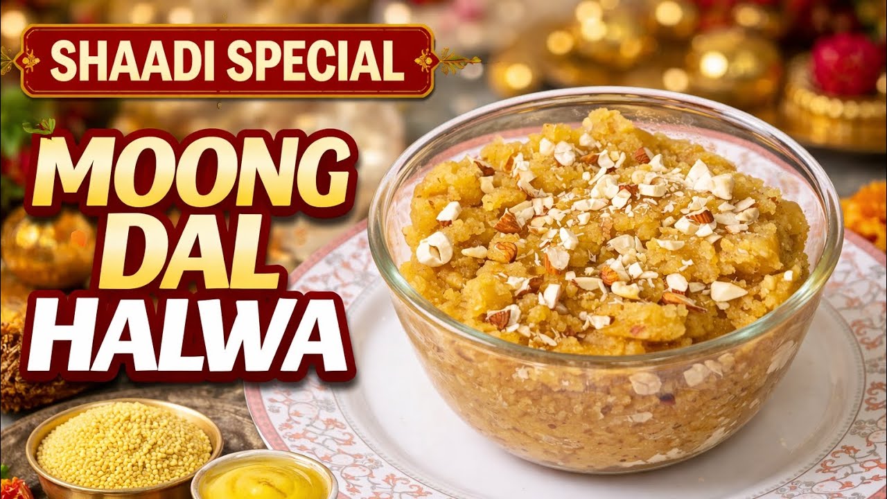 Shaadi Special Moong Dal Halwa 😍 | हलवाई जैसा स्वाद | Wedding Style Halwa Recipe |@kantaskitchen1974