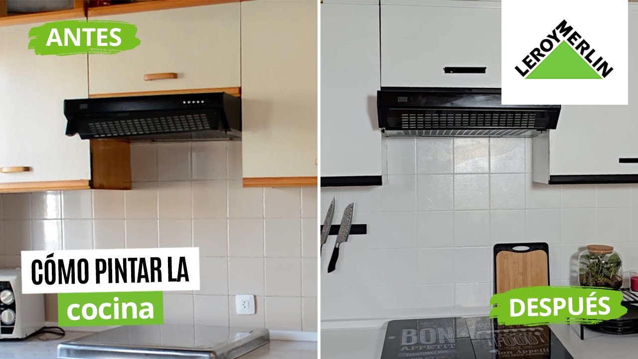 El antes y después de la cocina | Cómo pintar una cocina fácilmente | LEROY MERLIN