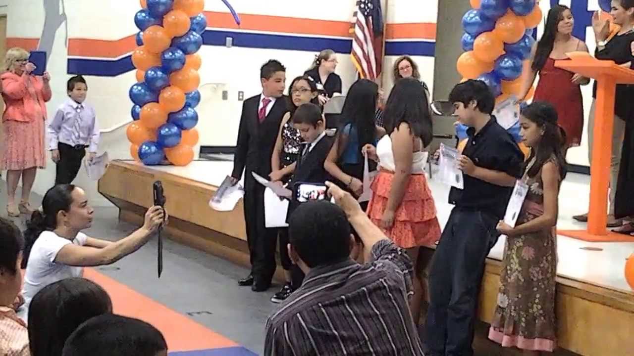 Milam Elementary 5th grade graduation
