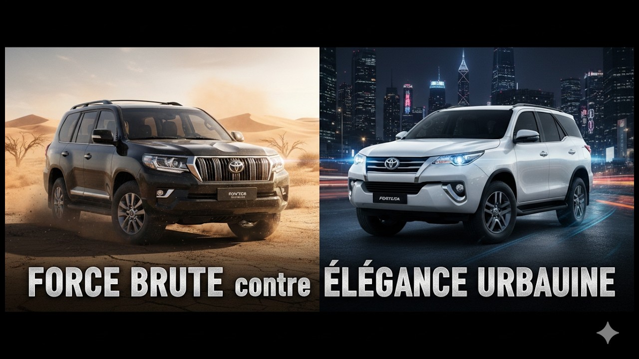 Land Cruiser vs Fortuner : La Puissance face à l'Intelligence