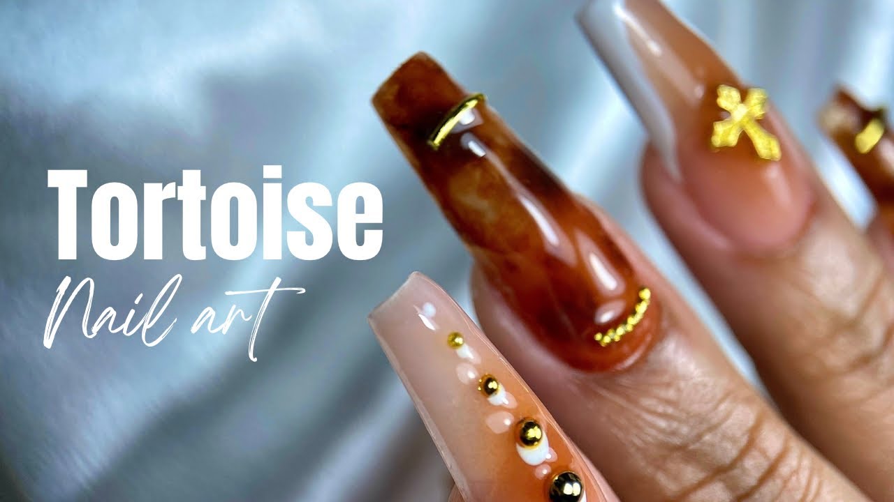 TENDANCE ONGLES : EFFET TORTOISE FACILE ! 💅🏼