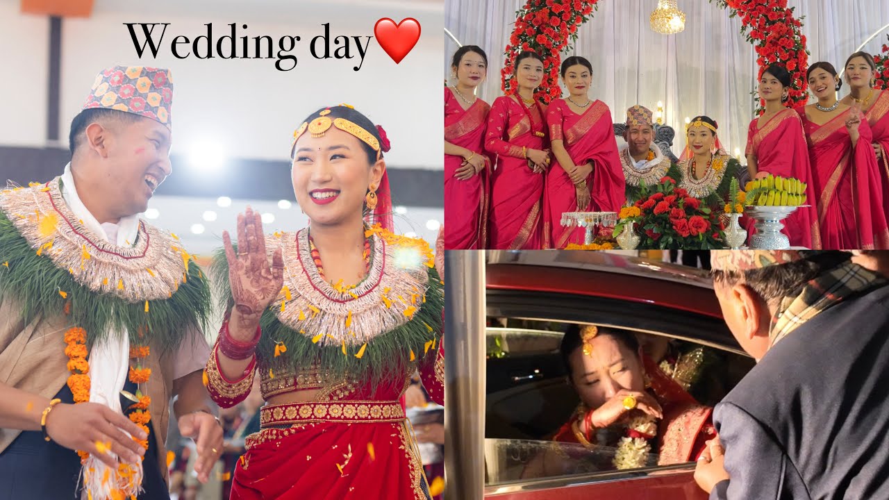 WEDDING DAY🥹 | Kripa 🤍 Rishav | Nepali | Full vlog