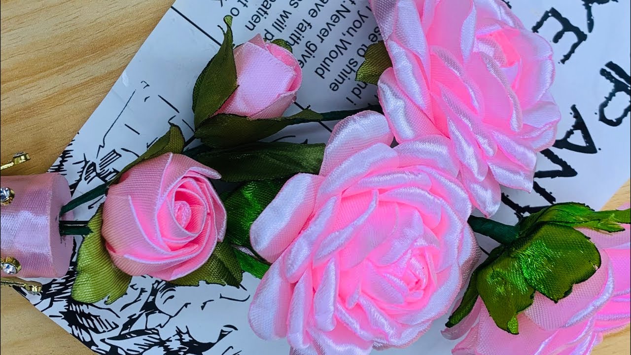 TUTORIAL COMO HACER ROSAS BONITAS Y FÁCIL