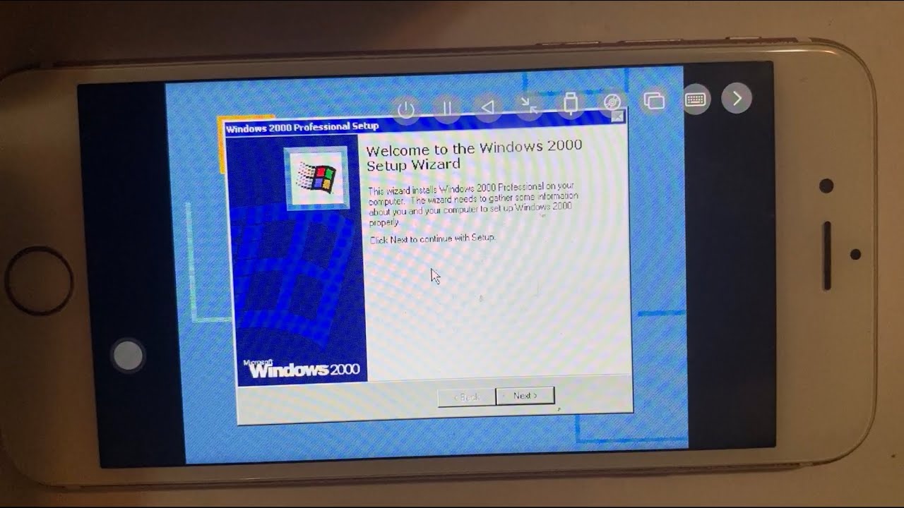 Installing Windows 2000 full on iPhone 6s｜full process no speed up｜UTM for iOS