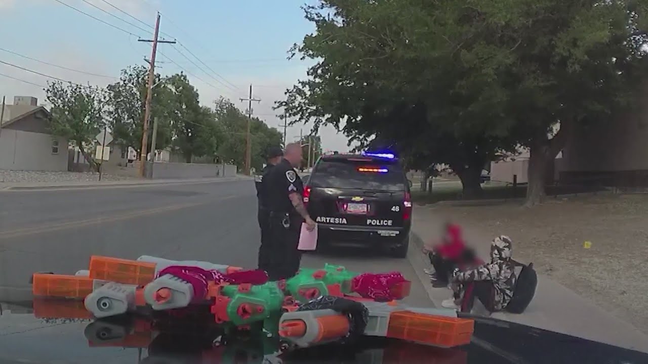 VIDEO: 5 boys arrested for shooting gel pellet guns at Artesia park