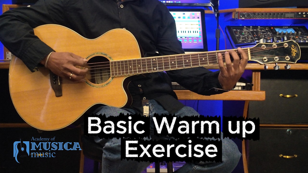 Basic Warm Up Exercise l Guitar Lesson lMusica Music Institute