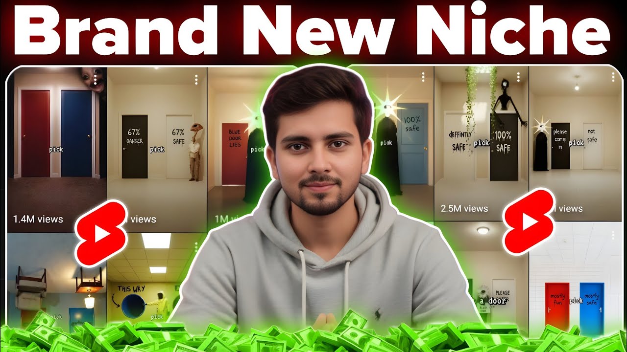 Create Pick a Door Horror Videos with AI | New USA Faceless YouTube Channel Idea Going Viral
