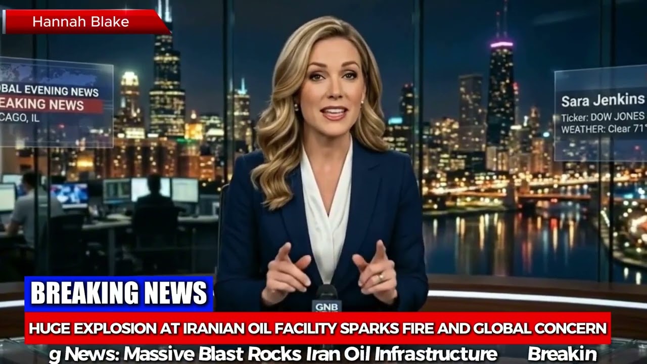 Huge Explosion at Iranian Oil Facility Sparks Fire and Global Concern