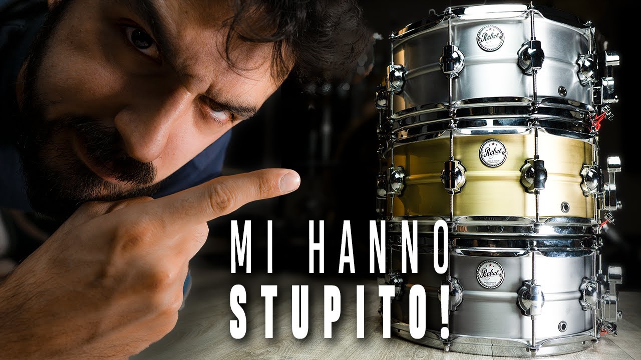 RULLANTI IN METALLO! Perché comprarli? | DS Drum Rebel Snare
