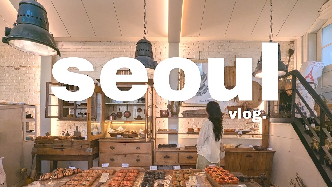 seoul vlog | hanok cafés, must-try food, shopping (insadong, itaewon, apgujeong)