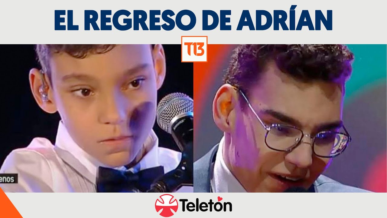 Cantó su clásico “Qué bonito”: Así fue el regreso de Adrián Martín Vega en la Teletón