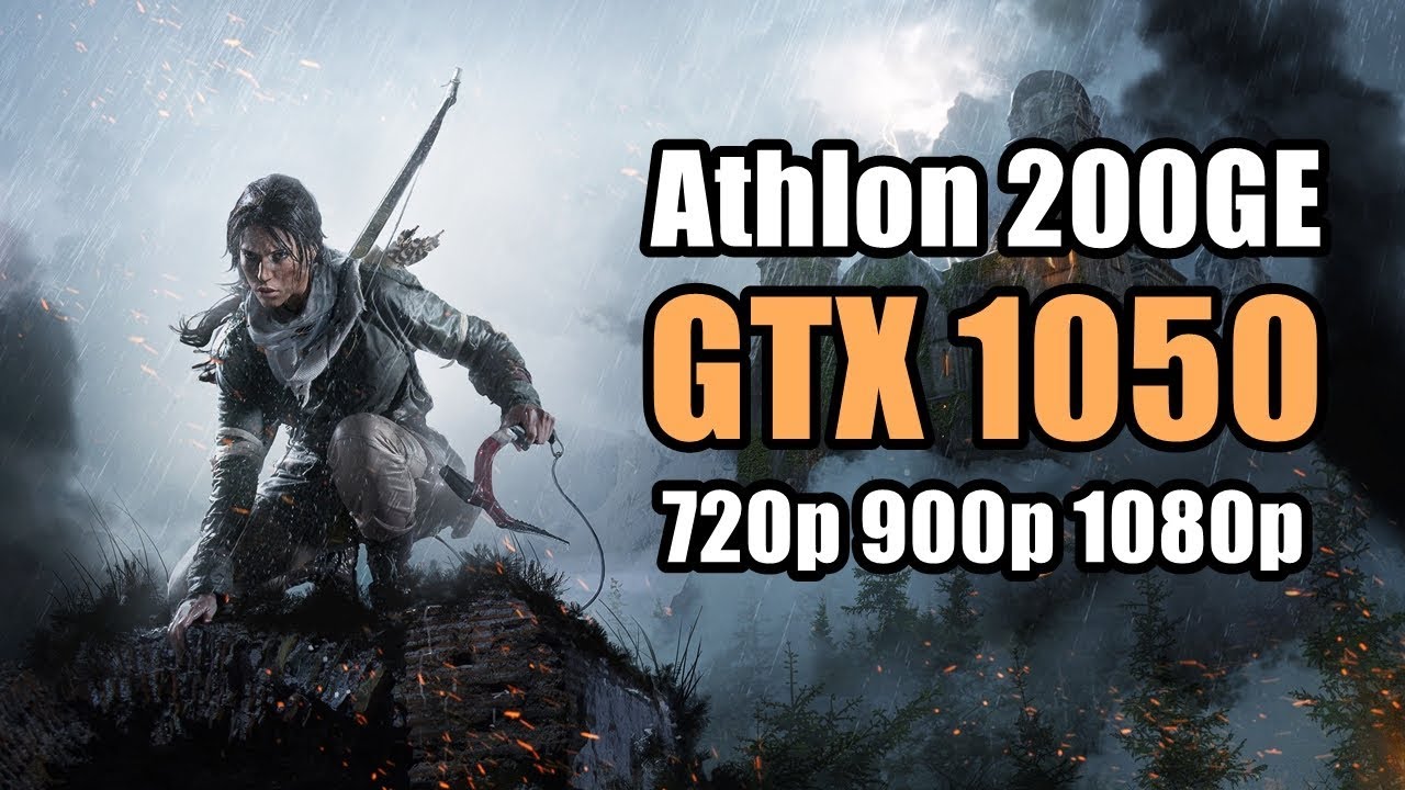AMD Athlon 200GE GTX 1050 (TESTE 9 GAMES)