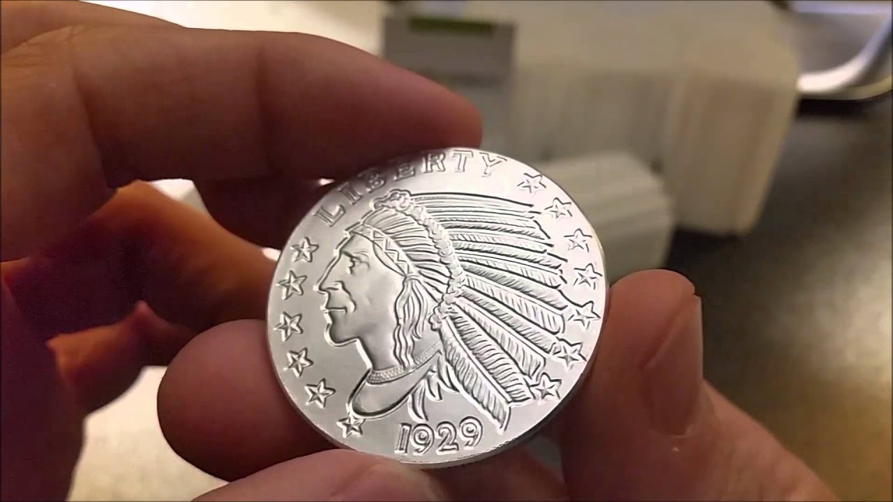 Provident Metals & Golden State Mint Incuse Indian Silver Rounds #KeepStacking
