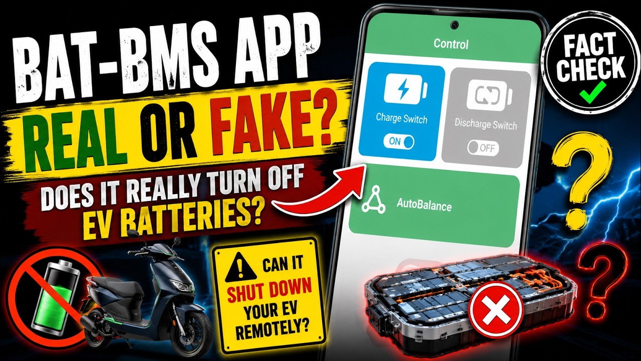 BAT BMS App Real or Fake | Can BAT BMS Really Turn Off EV Batteries? | BAT BMS App Review