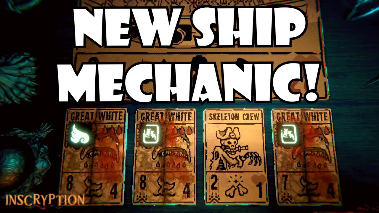 New Ship mechanic! Sharks of DOOM run! | Inscryption Kaycee's mod