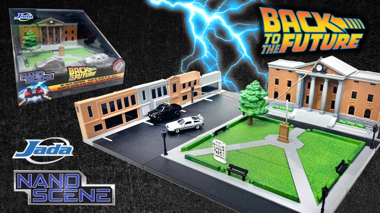Jada Nano Scene Back to the Future Hill Valley Courthouse - Unboxing and Building the Mini Diorama