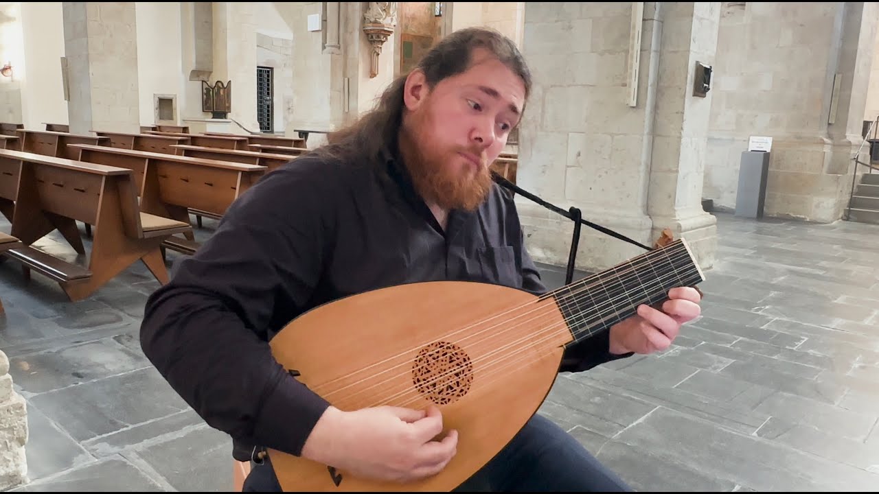 Ancor che col partire - Cipriano de Rore (Tobias Emmerich & Carlina Flores: Renaissance lute duet)