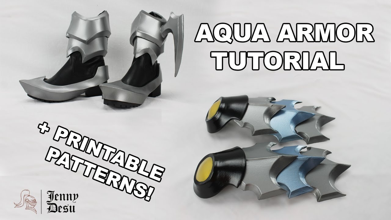Aqua armor cosplay tutorial-Kingdom Hearts [JENNY DESU]