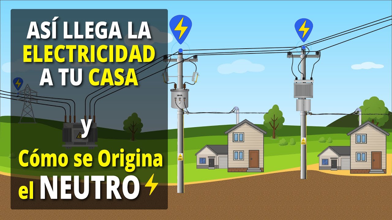 ¿Cómo llega la electricidad a tu casa? Conoce el origen del neutro y las fases ⚡