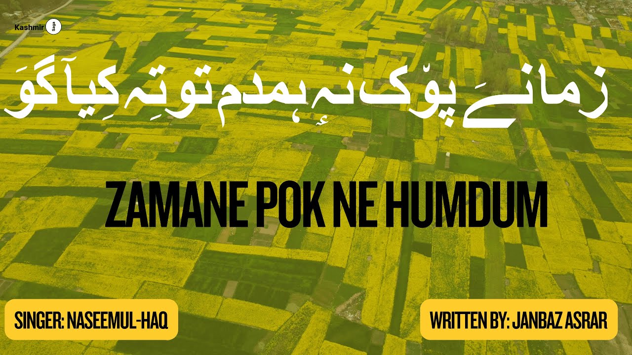 Zamane Pokh Ne Humdam | Soulful Kashmiri Song |زما نےَ پو٘ک نہٟ ہمدم توتِہ کِيآ گوَ