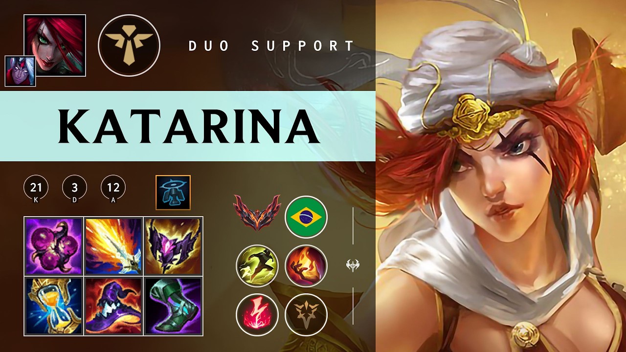 Katarina Support vs Sona - BR Grandmaster Patch 26.03