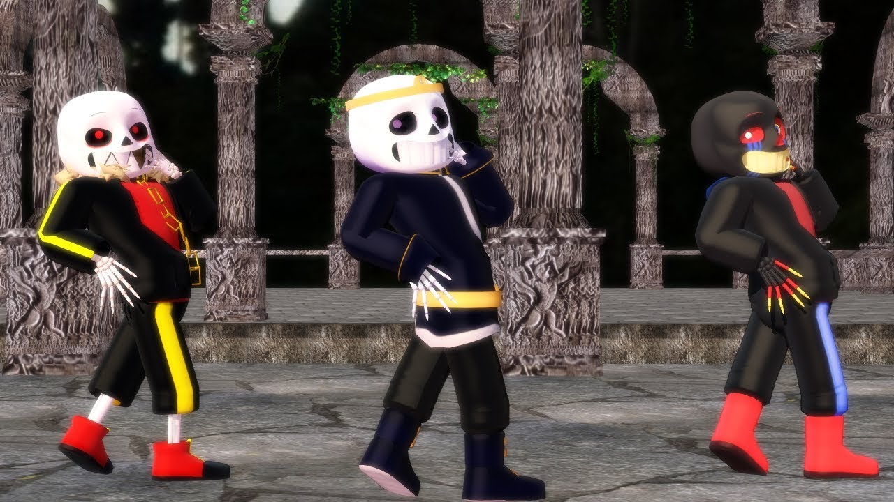 [MMD Undertale AU] Disturbia (Killer Sanses)