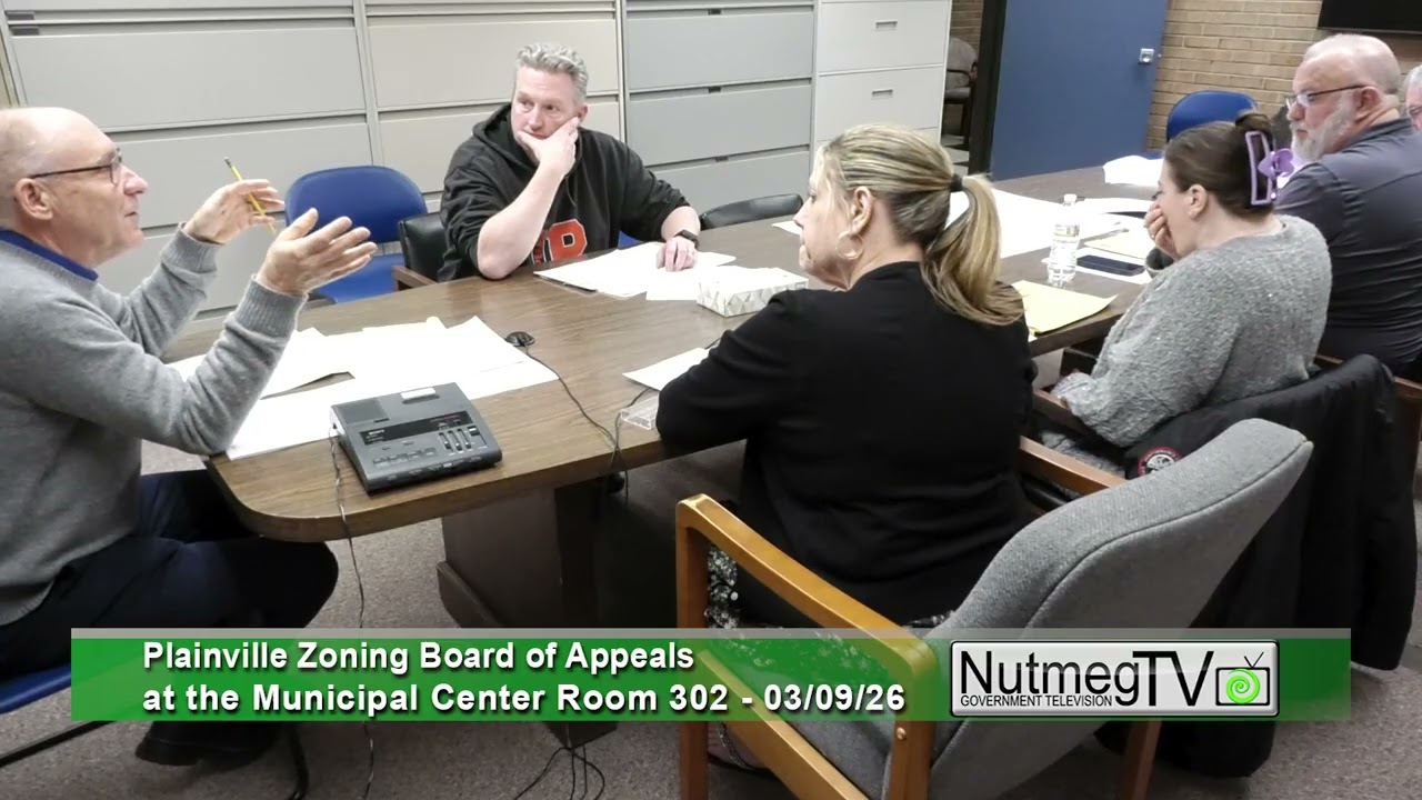 Plainville Zoning Board of Appeals Meeting - 03/09/26