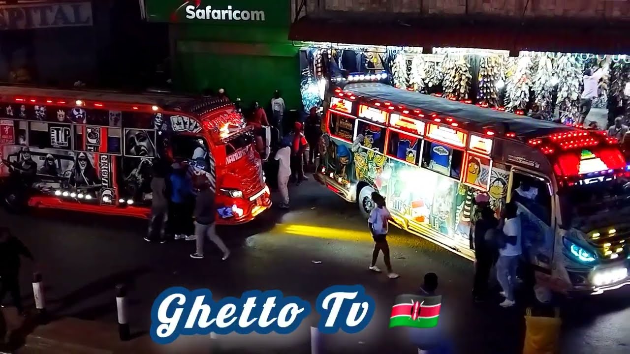 KENYA 1 MATATU/NGANYA OPPOSITE  head on with PLANK ,KND, & BOMAYE... #matatuculture #kenya 