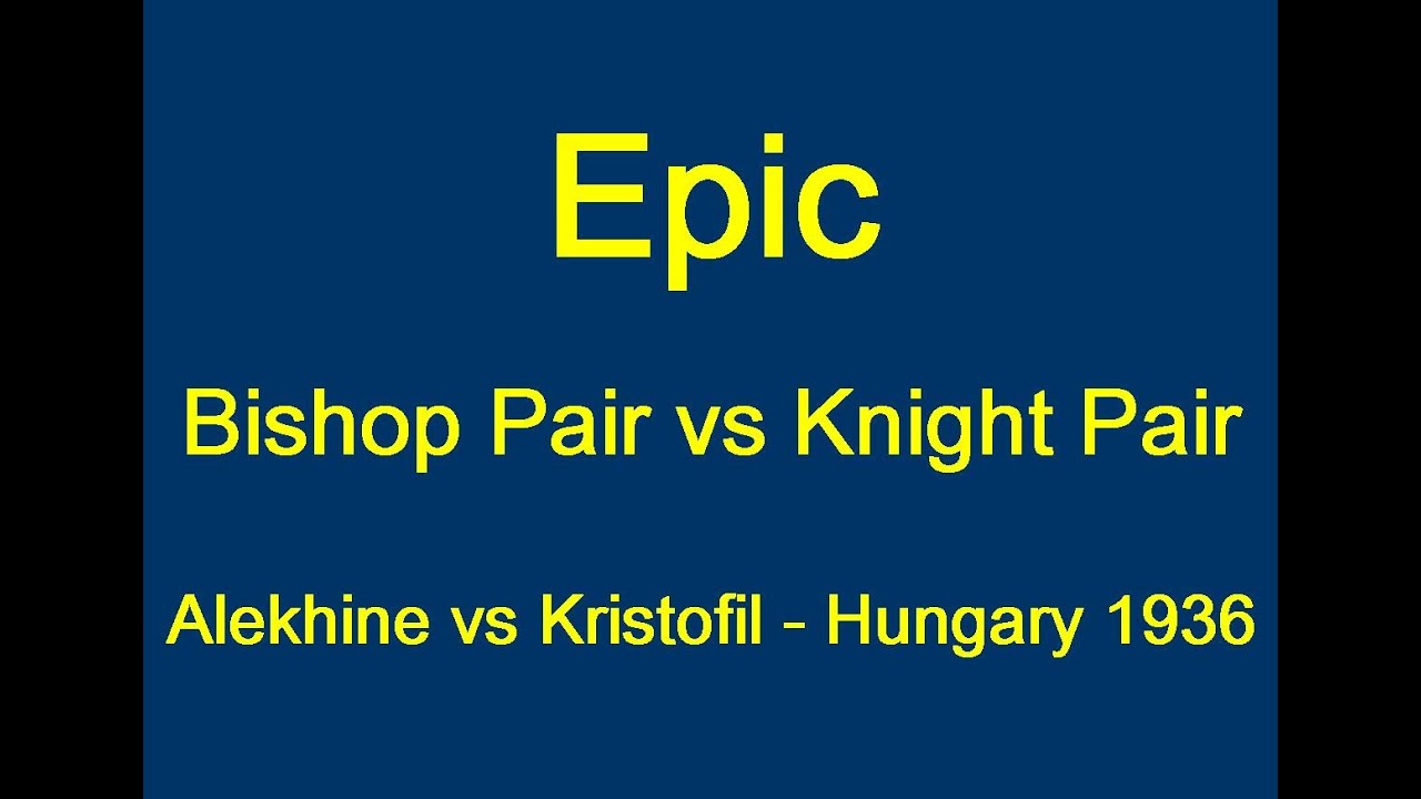 Alexander Alekhine vs Kristofil - Hungary 1936