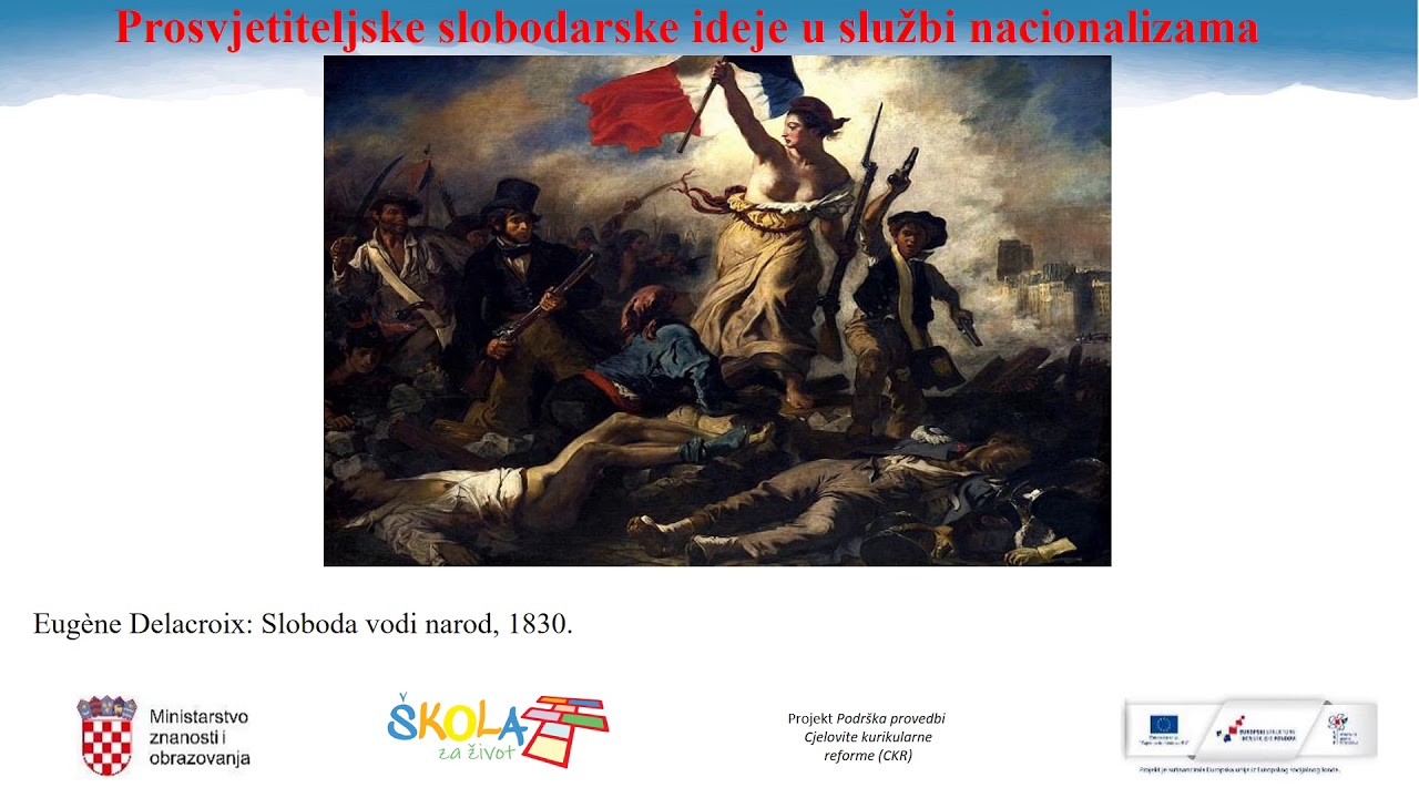 Hrvatski jezik, 2. razred srednjih škola, Romantizam u europskim književnostima