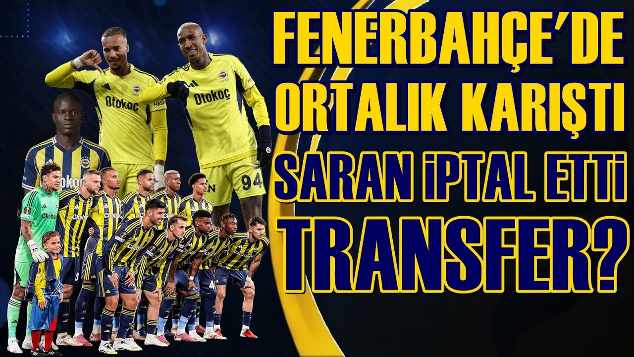 SONDAKİKA Fenerbahçe'de 2 KADRO DIŞI! Sürpriz TRANSFER KAP'ları! İNANILMAZ GELİŞMELER...