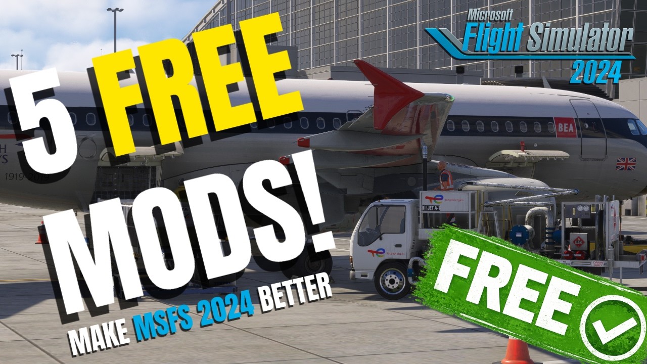 5 бесплатных модов, которые значительно улучшают Microsoft Flight Simulator 2024!