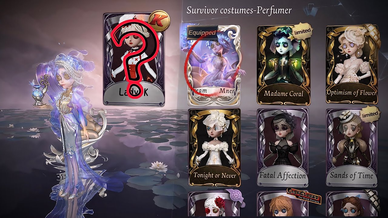 Identity V | All Perfumer Costumes Gameplay! | Limited, Epic, Crossover & Golden Skins! [UPDATED]