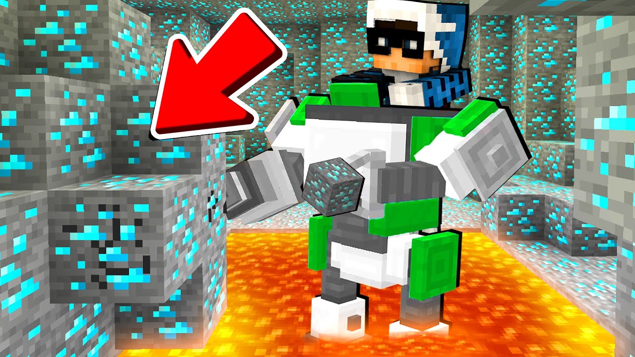 HO CREATO UN ROBOT SCAVA DIAMANTI SU MINECRAFT   ITA