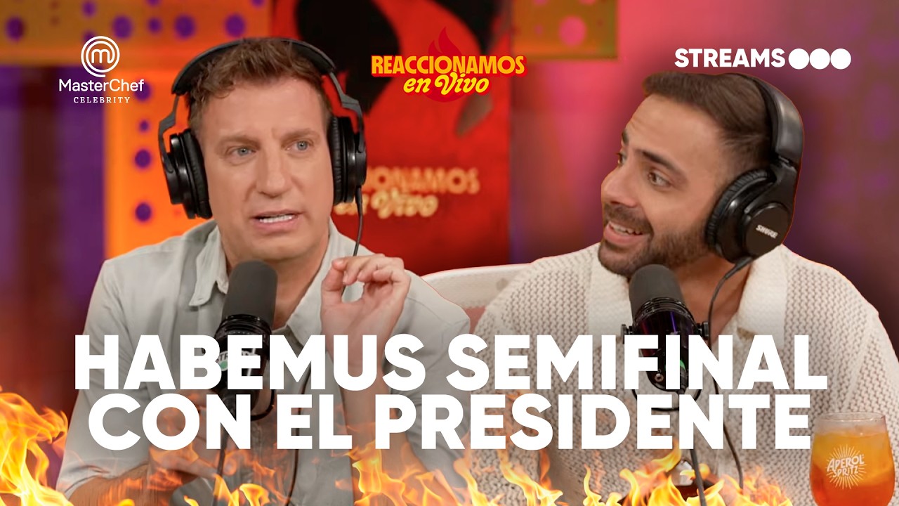 MASTERCHEF CELEBRITY CON GREGO ROSSELLO Y MAXI LÓPEZ